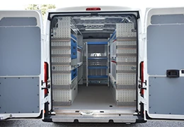 Equipamiento de furgonetas para vendedores ambulantes