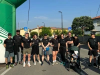 01_ Grupo de trabajadores de Syncro volviendo de la Marcha del espárrago 2025