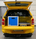 01_Pickup Mitsubishi L200 equipado por Syncro para rescate alpino