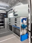02_Área de trabajo con integración de productos de aluminio Syncro Alu y productos y accesorios de acero Syncro Ultra