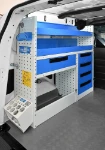 02_Estanterías para Kangoo, equipamiento completo para técnico de calderas de Syncro System