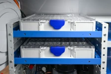 02_Maletines simples Systainer3 para furgonetas sobre estante Syncro System