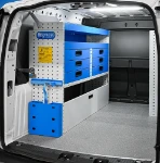 02_Pared izquierda de Ford Connect con compartimento, cajones y repisas