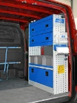 03_Estantes abiertos y cerrados y accesorios Syncro System para Sprinter