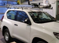 03_Sistema de transporte en el techo con portatubos y portaescaleras para Land Cruiser Toyota.