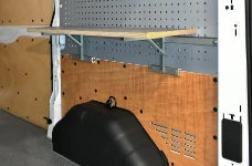 Banco de trabajo basculante para furgonetas Syncro System abierto