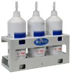 Bastidor de aluminio para botellas para montar en la furgoneta