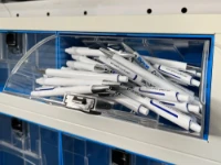 Cajón para furgoneta transparente de 180 mm versión ancha