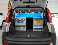 Compartimento de carga de Fiat Panda con equipamiento Syncro System