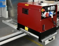 Corredera abierta con generador pesado