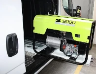 El generador en el exterior de la Daily