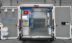Equipamiento ahorra espacio en Fiat Ducato Syncro System