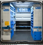 Equipamiento completo con estanterías, cajones y portamordaza para Fiat Talento