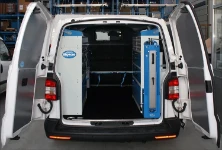 Equipamiento furgoneta para sistemas de cierre industriales