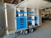 Equipamiento laboratorio móvil en remolque