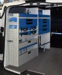 Equipamiento lado izquierdo Jumpy 2016 con cajones y repisas