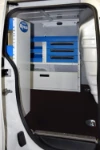 Equipamiento para Fiorino para acueducto visto desde la puerta lateral