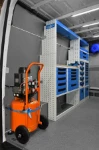Torretta Syncro Ultra nel NV250 con cassettini a vista, cassetti e vano con anta