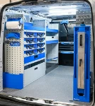 Estantería Transporter con cajón, maletines, baldas, bolsillo y portarrollos