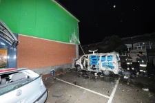 Explosión de furgoneta