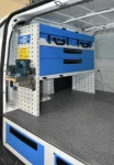Fiorino Fiat con cajoneras infraplataforma