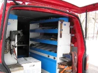 Furgoneta Transporter equipada para herrero por Syncro