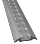 Guía de sujeción de carga en aluminio con perfil redondeado