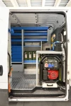 Scaffalature con contenitori e generatore per Daily
