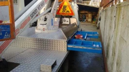 La furgoneta con equipamiento