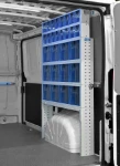 Lado derecho Boxer con cajones transparentes basculantes