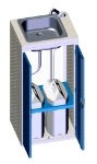 Lavabo para furgoneta abierto
