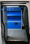 Mercedes Citan equipado con estanterías y revestimientos