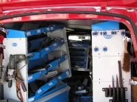 Mobiliario furgoneta Syncro System después de serio accidente