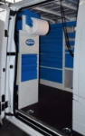 Mobiliario para furgonetas para encargados de instalaciones de locales comerciales.