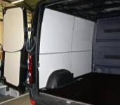 Pannellatura lato sinistro in lamiera, pianale e copriparatia per Berlingo