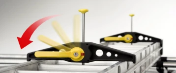 Par de abrazaderas de sujeción escalera