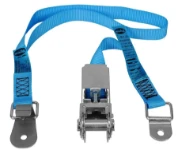 Par de correas para barra con carraca y desenganche rápido.