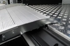 Parte de la rampa que se apoya en la plataforma