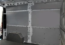 Plataforma marmoleada, protector de rueda y paneles de revestimiento internos para Fiat Ducato