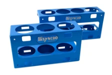 Portaaerosoles de aluminio Syncro de 36 y 31 cm