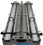 Portaescalera de dos correderas para furgoneta