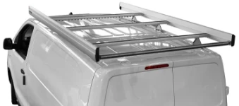 Portapaquetes con parapetos y rodillo con perfil anti ruido para Peugeot Expert
