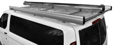 Portapaquetes para Custom con portatubos en acero inoxidable