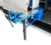 Portatornillos de banco basculante con soporte integrado
