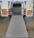 Rampa o tarima de carga en el receptáculo del Renault Master
