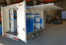 Remolque equipado como taller