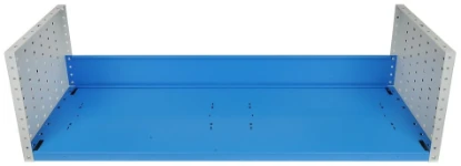 Repisas abiertas con paneles de cierre