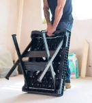 Apertura mesa de trabajo con tirador