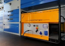 Ejemplo de equipamiento en Daily con máquina generador + compresor