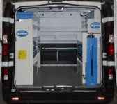 Fiat Talento equipado por Syncro System para acabados de edificios